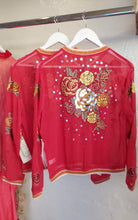 Load image into Gallery viewer, Aratta - The Rosabel Bomber Jacket - Red