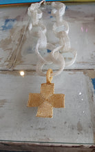 Load image into Gallery viewer, Seriously Designs - Mesh Cross Necklace