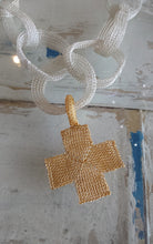 Load image into Gallery viewer, Seriously Designs - Mesh Cross Necklace