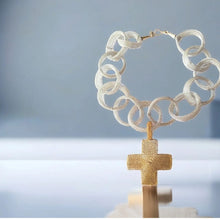 Load image into Gallery viewer, Seriously Designs - Mesh Cross Necklace