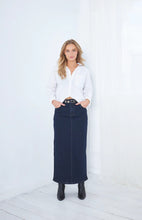 Load image into Gallery viewer, Denim Maxi Skirt - Dark Indigo