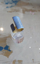 Load image into Gallery viewer, Dora Haralambaki - Pythari Asymm band Ring - Light blue
