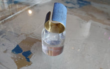 Load image into Gallery viewer, Dora Haralambaki - Pythari Asymm band Ring - Light blue
