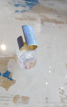 Load image into Gallery viewer, Dora Haralambaki - Pythari Asymm band Ring - Light blue
