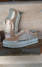 Load image into Gallery viewer, Ameise - Leather Bling Sneaker - Rose - SHANI
