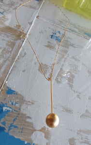 Katerina Vasou - Ocean Spheres Drop Ball Necklace Gold