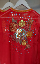 Load image into Gallery viewer, Aratta - The Rosabel Bomber Jacket - Red
