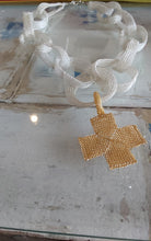 Load image into Gallery viewer, Seriously Designs - Mesh Cross Necklace
