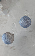 Load image into Gallery viewer, Seriously Designs - Mesh Earrings - Stainless/Blue
