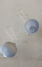 Load image into Gallery viewer, Seriously Designs - Mesh Earrings - Stainless/Blue
