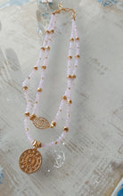 Load image into Gallery viewer, Necklace - Double up Beaded Charm Necklace
