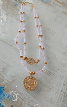 Load image into Gallery viewer, Necklace - Double up Beaded Charm Necklace
