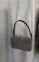 Load image into Gallery viewer, Diamonte Shoulder Bag - Silver
