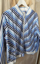 Load image into Gallery viewer, 365 Days - Brooklyn Stripe Bomber Jacket - Blue
