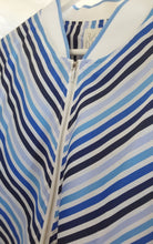 Load image into Gallery viewer, 365 Days - Brooklyn Stripe Bomber Jacket - Blue
