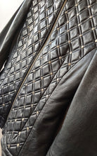 Load image into Gallery viewer, DEA Leather Jacket with stud feature - Black

