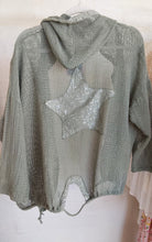 Load image into Gallery viewer, Net Star hooded Jacket - khaki
