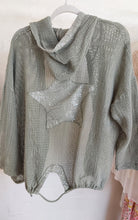 Load image into Gallery viewer, Net Star hooded Jacket - khaki

