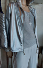 Load image into Gallery viewer, La Strada - Silver hoodie Jacket
