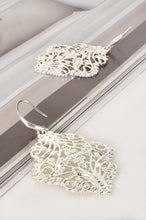 Load image into Gallery viewer, Adorne - Celtic Pattern hook Earrings - Silver
