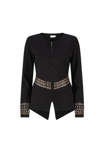 Blair Peplum Embellishment Jacket by Cazinc the Label