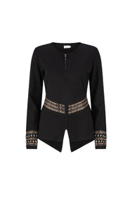 Blair Peplum Embellishment Jacket by Cazinc the Label