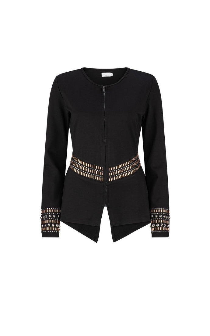 Blair Peplum Embellishment Jacket by Cazinc the Label
