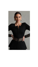 Load image into Gallery viewer, Blair Peplum Embellishment Jacket by Cazinc the Label
