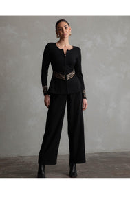 Blair Peplum Embellishment Jacket by Cazinc the Label
