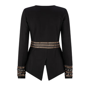 Blair Peplum Embellishment Jacket by Cazinc the Label