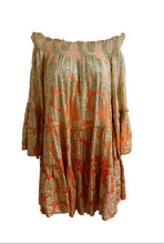 Load image into Gallery viewer, Miss June - Waldorf Off Shoulder Dress - Peach
