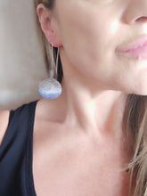 Load image into Gallery viewer, Seriously Designs - Mesh Earrings - Stainless/Blue
