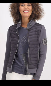 Monari - Quilted Jacket - Charcoal