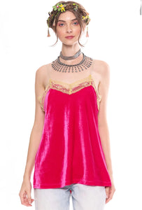 Aratta - Velvet Dreams Cami - Rosa