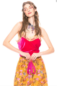 Aratta - Velvet Dreams Cami - Rosa