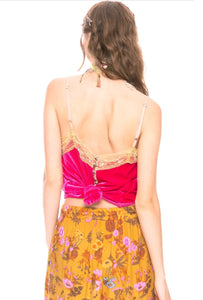 Aratta - Velvet Dreams Cami - Rosa