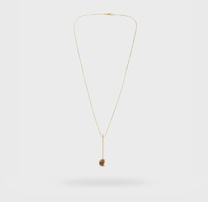 Katerina Vasou - Ocean Spheres Drop Ball Necklace Gold