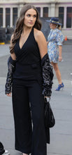 Load image into Gallery viewer, Cazinc the Label- Federal Sequin Blazer - Black
