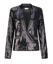 Load image into Gallery viewer, Cazinc the Label- Federal Sequin Blazer - Black
