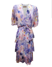 Load image into Gallery viewer, La Strada - Layered Cross over Dress - Violet &amp; purple
