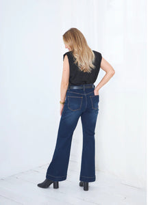 Saint Rose - Jayne wide leg jeans - Dark Indigo