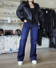 Load image into Gallery viewer, Saint Rose - Jayne wide leg jeans - Dark Indigo
