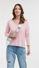 Load image into Gallery viewer, Urban Luxury- Long  Sleeve V neck top
