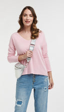 Load image into Gallery viewer, Urban Luxury- Long  Sleeve V neck top
