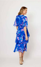 Load image into Gallery viewer, La Strada - Layered Cross over Dress - Cobalt /pink
