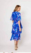 Load image into Gallery viewer, La Strada - Layered Cross over Dress - Cobalt /pink
