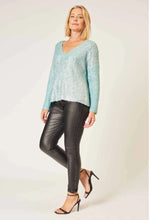 Load image into Gallery viewer, La strada - Viscose Poliammidica Lana Jumper - Aqua
