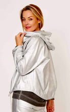 Load image into Gallery viewer, La Strada - Silver hoodie Jacket
