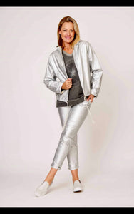 La Strada - Silver hoodie Jacket