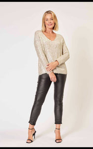 La strada - Viscose Poliammidica Lana Jumper - Silver